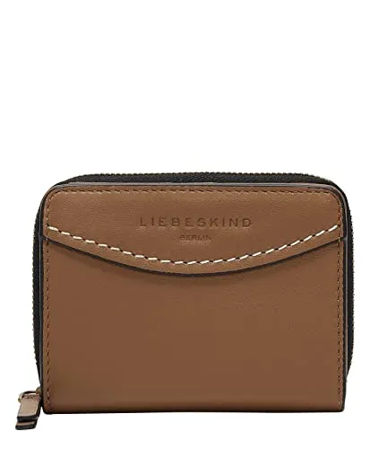 Liebeskind Berlin Damen Alexis Purse M - Tiramisu-8741 - Damen-Geldbörsen aus hochwertigem Leder, stilvoll und praktisch mit mehreren Fächern für optimale Organisation.