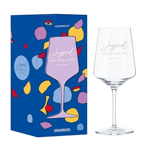 Weinglas Rotwein Genuss & Design Pablo Picasso
