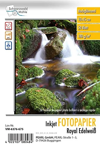 Schwarzwald Mühle Fotopapier 10x15: Hochglanz-Fotopapier