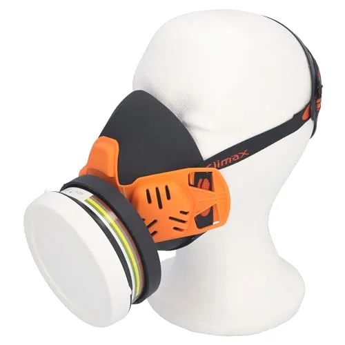 Produktbild SAMETRUCK ADR Atemschutzmaske mit Filter A1 Halbmaske Gasschutzmaske Gefahrgutmaske Schutz GGVS Transport