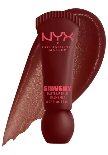 NYX PROFESSIONAL MAKEUP Lippenbalsam SMUSHY MATTE LIP BALM, jeder der Farbtöne hat einen einzigartigen, süßen Duft