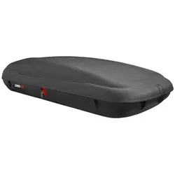 OMAC Dachbox 400 Liter Gepäckbox Dachgepäckträger Carbonlook Autobox Abschließbar, Anti-Diebstahlschloss, Einfache Installation