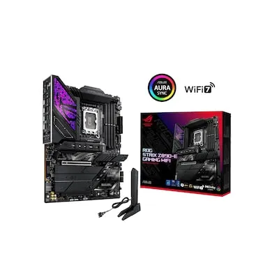 ASUS ROG Strix Z890-E Gaming WiFi Mainboard - Intel LGA 1851, optimiert für KI-Computing und ausgestattet mit WiFi 7 und PCIe 5.0