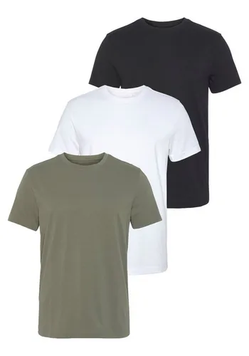 AJC T-Shirt (3er-Pack) lockere Passform, Basic-Stil von AJC