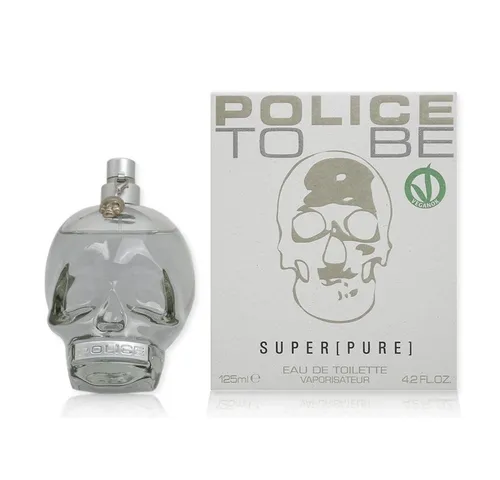 Police To Be Super [Pure] Eau de Toilette Spray 125 ml - UNISEXDUFT für SIE + IHN, fruchtig und vegan, ideal für jeden Anlass. Genießen Sie den erfrischenden Duft aus Italien in einer praktischen Spray-Form.