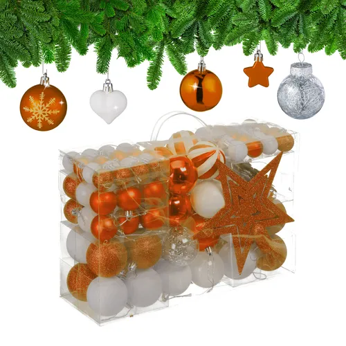 Weihnachtskugeln Christbaumschmuck Baumkugeln Weihnachtsbaumkugeln 101er Set