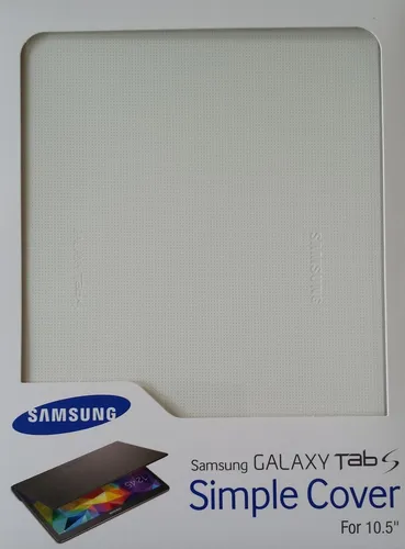 Produktbild Original Samsung Simple Cover Galaxy Tab S 10,5 Zoll weiss weiß EF-DT800BWEGWW