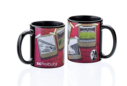 SC Freiburg Tasse Becher Kaffeetasse Magic Mug ** Stadion Polaroid **