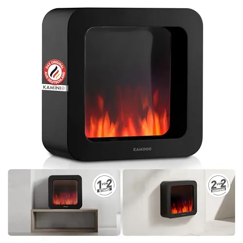 KAMINIO Elektrischer Tischkamin Mia XL – Flexibles Elektro-Tischfeuer mit 3D-Flammeneffekt