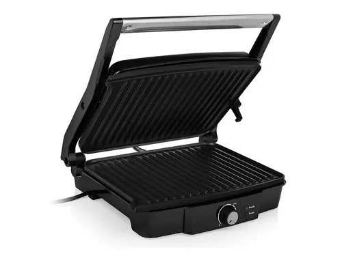 Tristar Kontaktgrill, 2000 W, Panini-Grill Multigrill Snackmaker Elektro Tischgrill 180⁰ öffnen