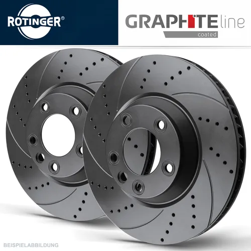 Produktbild Rotinger Bremsscheibe GRAPHITE DRILLED & SLOTTED PLUS RT 4505-GL T5