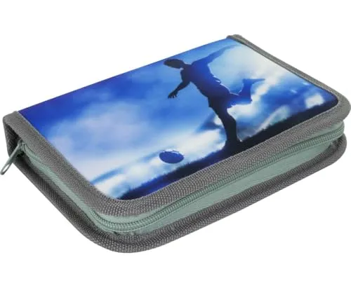 Livepac-Office Schüleretui/Federtasche/Federmappe / 22teilig gefüllt/Fußball