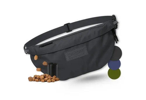 Piupet Leckerlibeutel Leckerlitasche Hund wasserdicht – Gassitasche 3 Fächern & Innentasche