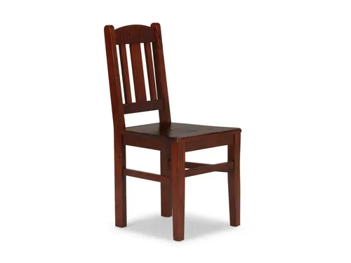 massivum Esszimmerstuhl 2er Set Catana braun - Rustikale Holzstühle im Landhausstil mit absichtlichen Abschürfungen und Metallapplikationen, ideal für gemütliche Esszimmer. Lieferung erfolgt bereits aufgebaut.