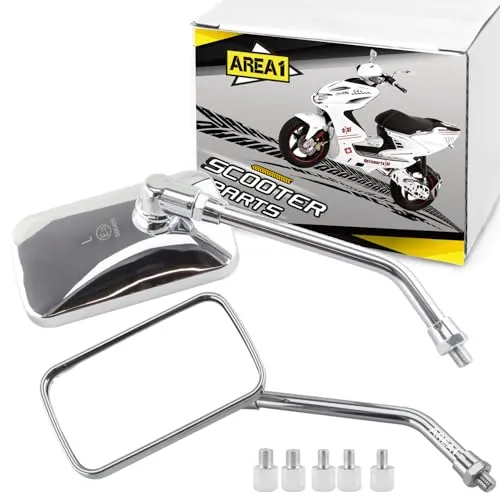 Motorroller Spiegel Set M8 kompatibel mit BT49QT, BT50QT-9, BT125T, kompatibel mit Moto (V54)