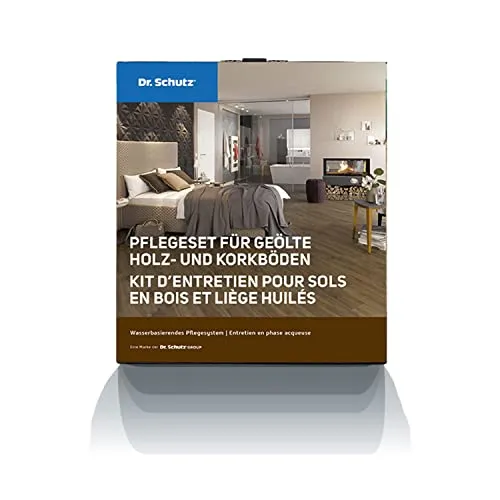 Dr. Schutz Pflegeset für geölte Holz- und Korkböden von Dr. Schutz