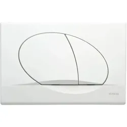 Schwab - Ovate Duo Bedienplatte Weiß