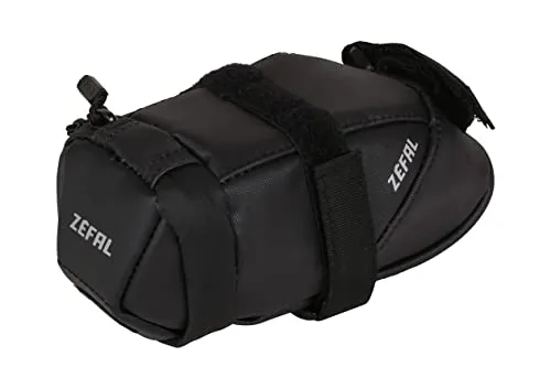 Zéfal Satteltasche Iron Pack 2 S-DS, schwarz - Fahrradtasche mit 0,5l Volumen, wasserdichtem 420D TPU Polyester und schneller Zugriff durch große Öffnung – ideal für alle Fahrradtypen.
