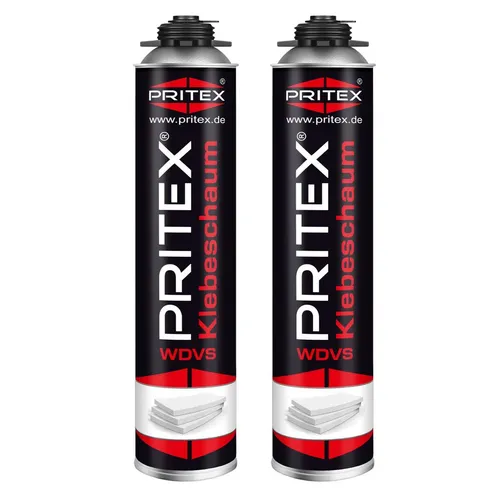 WDVS Klebeschaum 2 x 750 ml Pistolenschaum Dämmstoffkleber