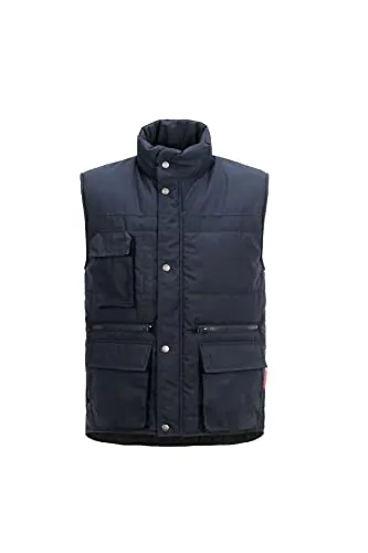 Planam Outdoor Turbo Weste marine Gr. XL - Herren Outdoor Weste aus robustem Mischgewebe, ideal für aktive Freizeit und Outdoor-Aktivitäten, Farbe: marine, Größe: XL.