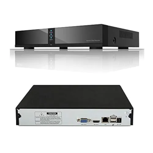 Seculink 16-Channel 4K/8MP Cloud NVR Netzwerk-Videorekorder 3840x2160P H.265 Compression P2P-Fernbedienung Motion Detection