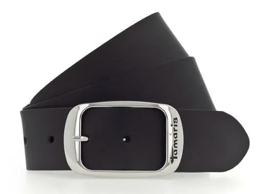 Tamaris Gürtel Leder TB0002L01, 110 cm, Schwarz von Tamaris