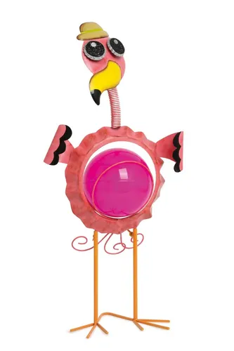Solarlampe Flamingo ca. 27 x 17 x 58 cm  Metall