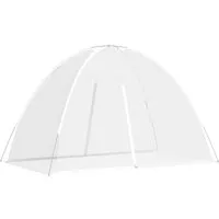 vidaXL Moskito-Netzzelt Mongolisch 220 Mesh Weiß 200x120x130 cm - Fliegengitter: Schützen Sie sich vor Insektenstichen mit diesem langlebigen Moskito-Netz, das optimale Luftzirkulation bietet und einfach zu lagern ist.