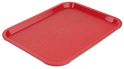 Contacto Serviertablett rechteckig 35 x 26,5 cm rot Polypropylen rutschhemmend Gastro-Tablett