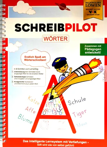 SCHREIBPILOT Wörter A-Z Lernheft Vorschule