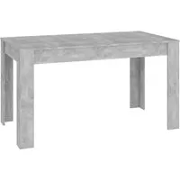 vidaXL Esstisch Betongrau 140x74,5 cm - Modern und robust - Esstisch aus Holzwerkstoff in Betongrau, ideal für Esszimmer oder Küche. Mit schlichten Linien und stabiler Tischplatte, leicht zu reinigen und perfekt für jede Mahlzeit.