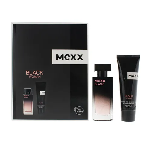Mexx Duft-Set Black Woman - EDT 30 + sprchový gel 50ml