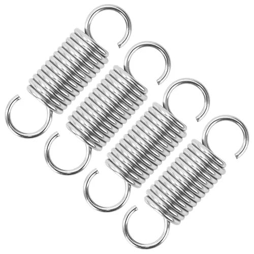 GUNGY Zugfedern mit Haken Edelstahl Zugfeder Spannfeder 45mm Außendurchmesser 14mm Drahtdurchmesser 1,8 mm Maximale Zugkraft 7,60kg 1,8x14x45mm 4 Stück