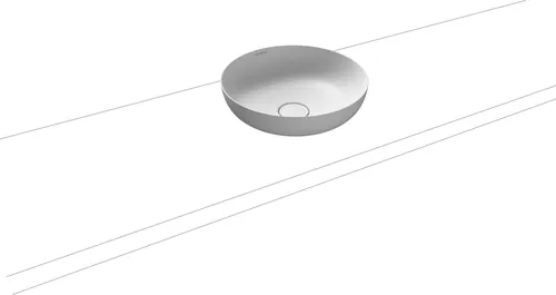 Waschtischschale „Miena“ ⌀ 38 cm in alpinweiß matt von KALDEWEI