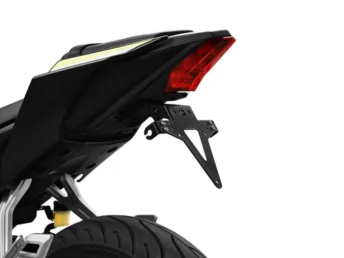 ZIEGER Kennzeichenhalter Classic für Yamaha YZF-R125 - Hochwertiger Kennzeichenhalter für Yamaha YZF-R125, pulverbeschichtet und witterungsbeständig. Verstellbarer Neigungswinkel und einfache Montage ohne Verkleidungsänderungen. Ideal für sportliche Optik.