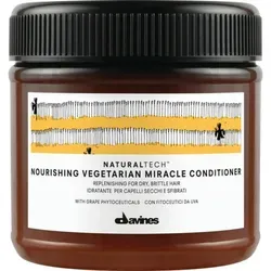 Davines Naturaltech Nourishing Vegetarian Miracle Conditioner 250 ml - Intensiv pflegender Conditioner für trockenes, geschädigtes Haar. Mit ätherischen Ölen und Keratin für optimale Pflege und Schutz. Ideal für geschmeidiges, gesund aussehendes Haar.