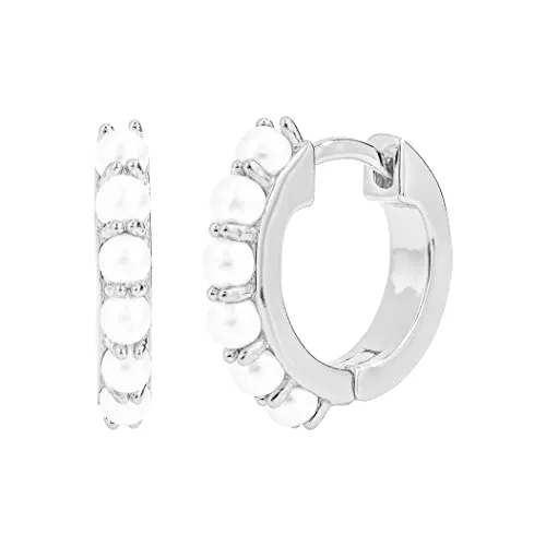 Perlen Ohrringe Silber 925