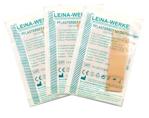 Pflasterset 42-teilig für Füllung nach Neuer DIN 13157:2021 