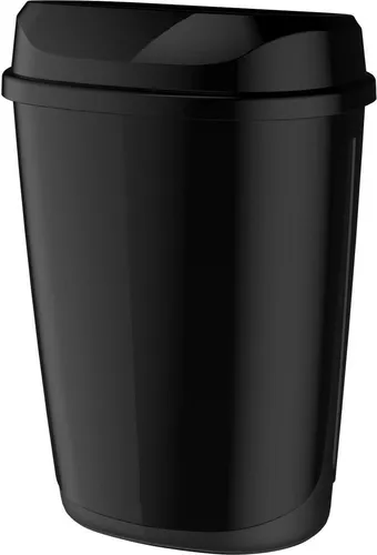 Mülleimer, Schwarz, 32 Liter