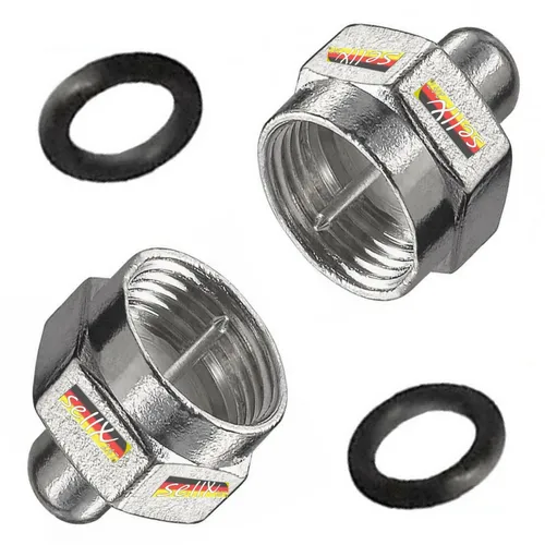 Stück SAT End Abschluß Widerstand Entkoppelt Aufdrehstecker Endwiderstand TV Ω 2