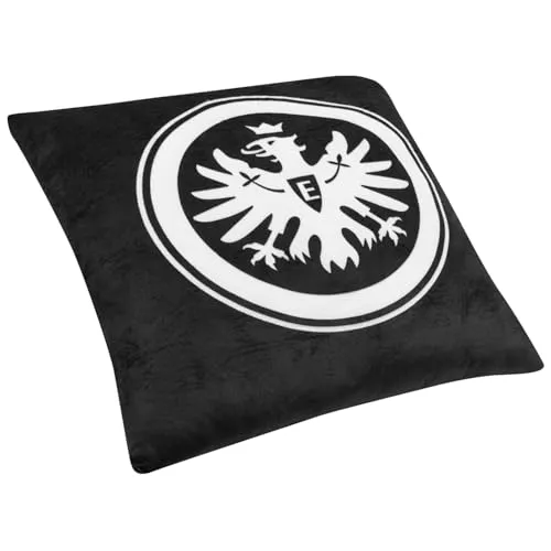 Zierkissen Schwarz von Eintracht Frankfurt
