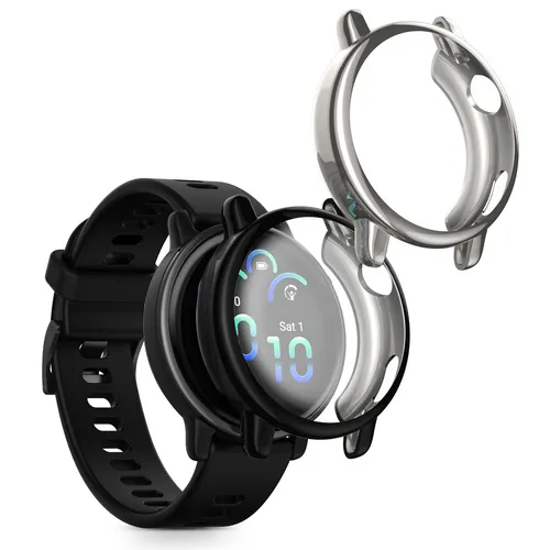 Hülle für Garmin vivoactive 6 42mm Active 6 Silikon Fullbody Schutzhülle Cover