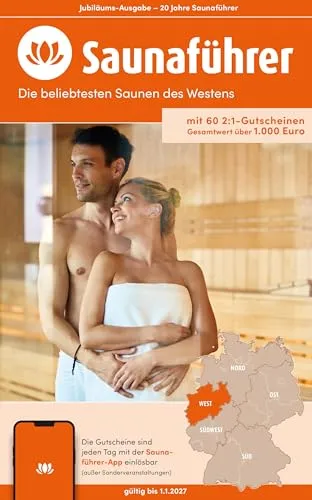 Westen NRW Saunaführer: Die 60 beliebtesten Saunen