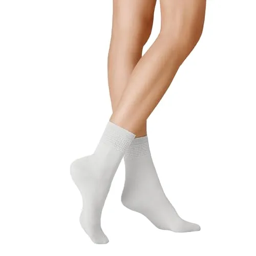 KUNERT Damen Socken Blue biologisch abbaubar White 0010 39-42