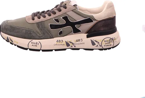 Premiata Sneaker Low Herren 32313139323532 Grau 46 EU - Stylische Premiata Sneaker im Runner-Stil. Aus Wildleder und technischen Stoffen gefertigt, bieten sie Komfort und ein auffälliges Design. Ideal für modebewusste Herren, die Wert auf Qualität legen.