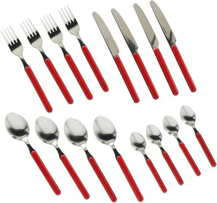 Brunner Delice Besteck-Set, 16-teilig, rot von Brunner
