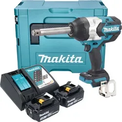 Makita DTW 1005 RFJ Akku Schlagschrauber 18 V - Schlagschrauber mit 1360 Nm, bürstenlosem Motor und XPT-Technologie für maximale Leistung und Langlebigkeit, ideal für anspruchsvolle Anwendungen.