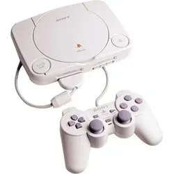 Sony Playstation One PS1 Slim Konsole Weiß mit Controller