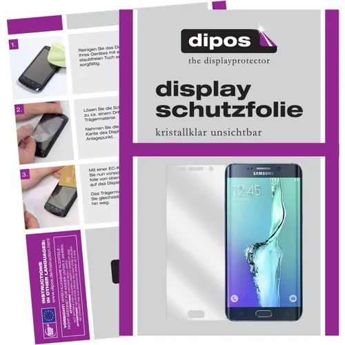 6x Schutzfolie für Samsung Galaxy S6 Edge+  klar Display Folie dipos