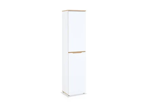 Büroschrank Badschrank Büroregal 45x197x38 cm MAILAND III in Weiß - Praktischer Büroschrank mit 4 Einlegeböden für optimale Aufbewahrung. Ideal für Büro und Home-Office, vereint Funktionalität und modernes Design.